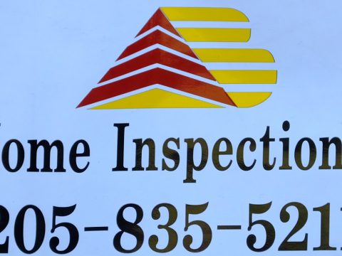 A sign for home inspections in the city of los angeles.